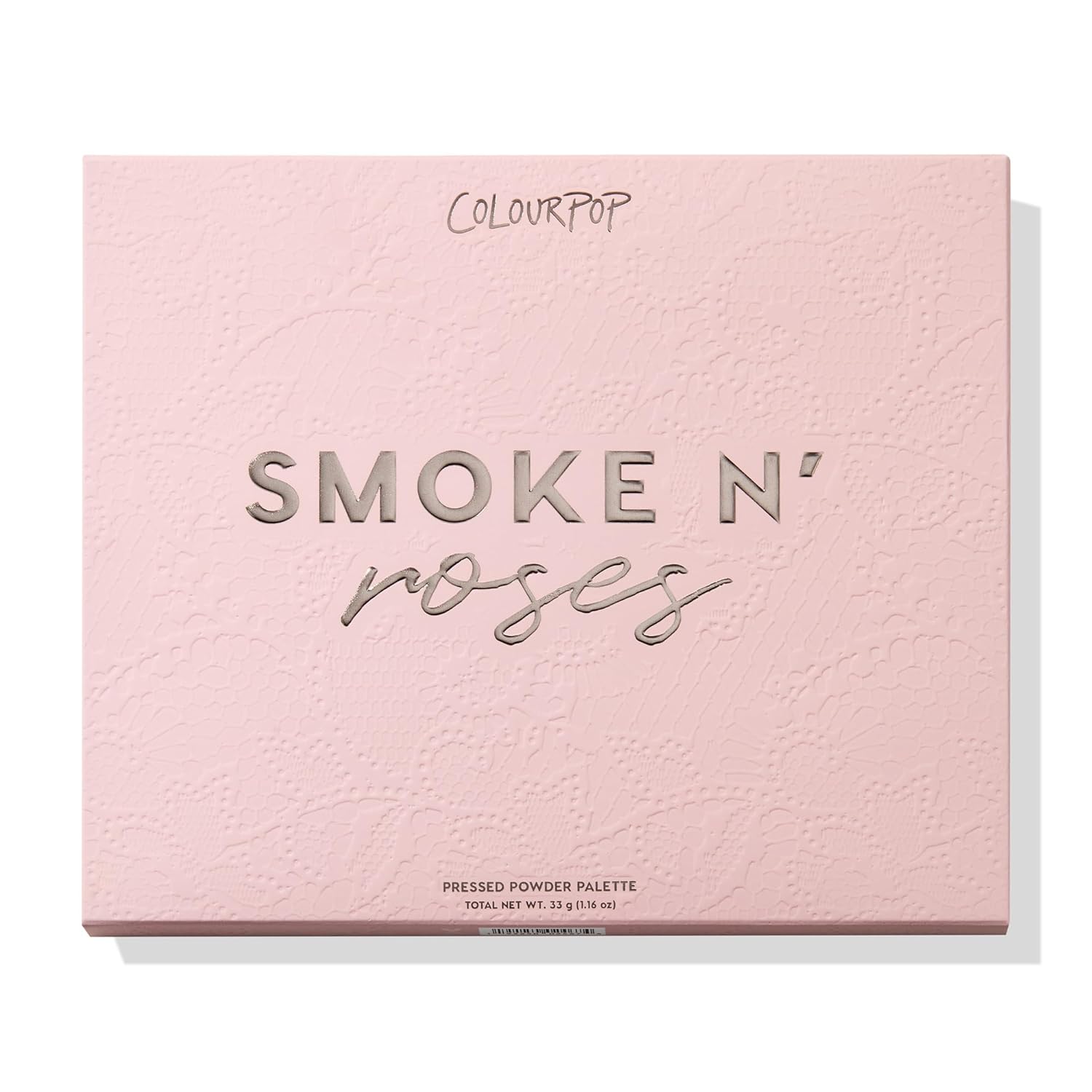 ColourPop Smoke N Roses Paleta de sombras de ojos, tonos rosey y ahumados con acabados metálicos y mate, maquillaje de ojos de alto pigmento con una fórmula de larga duración (1.16 onzas)