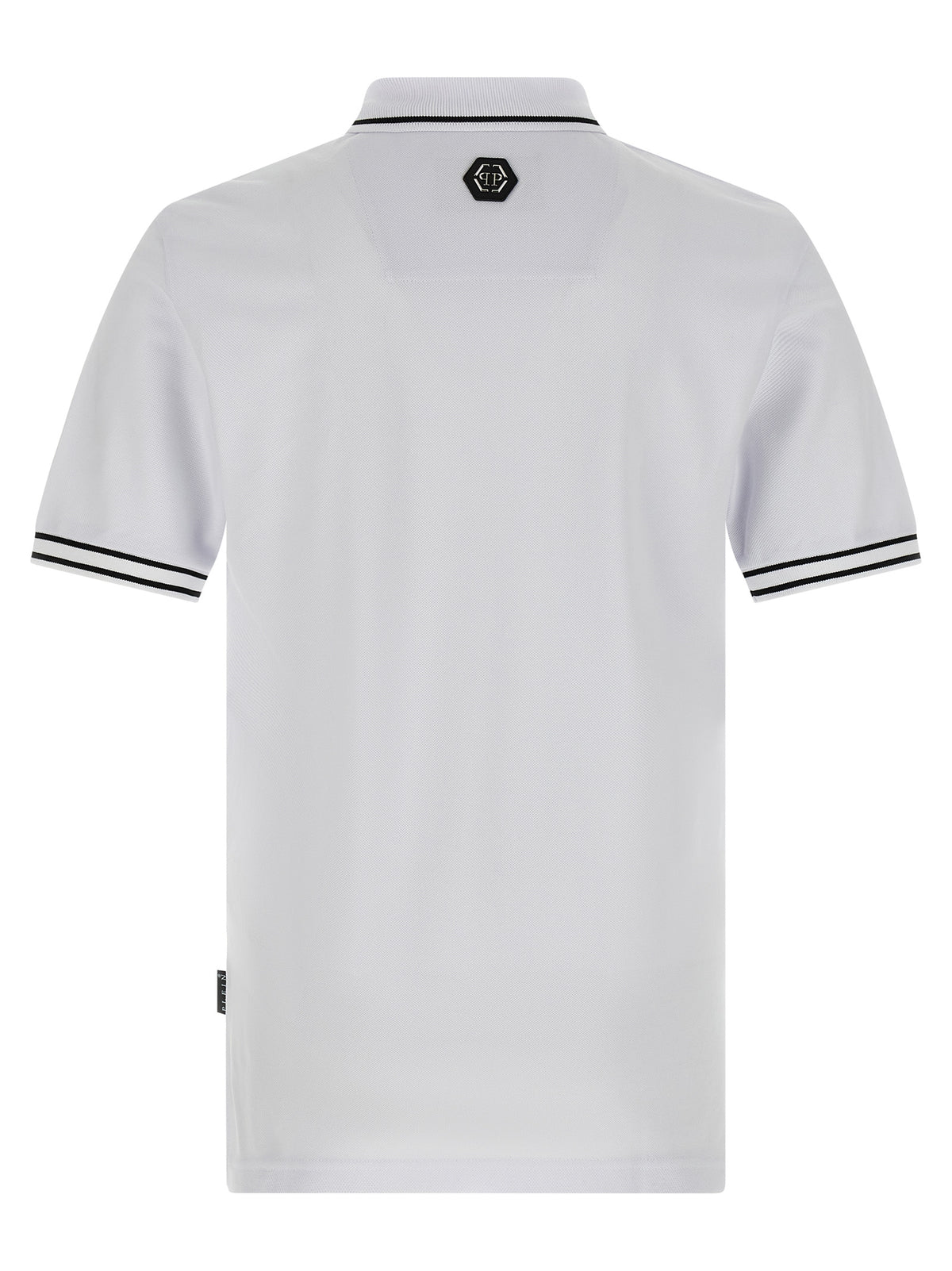 Philipp Philipp Plein 'Skull＆Bones' Polo Shirt - Image 7