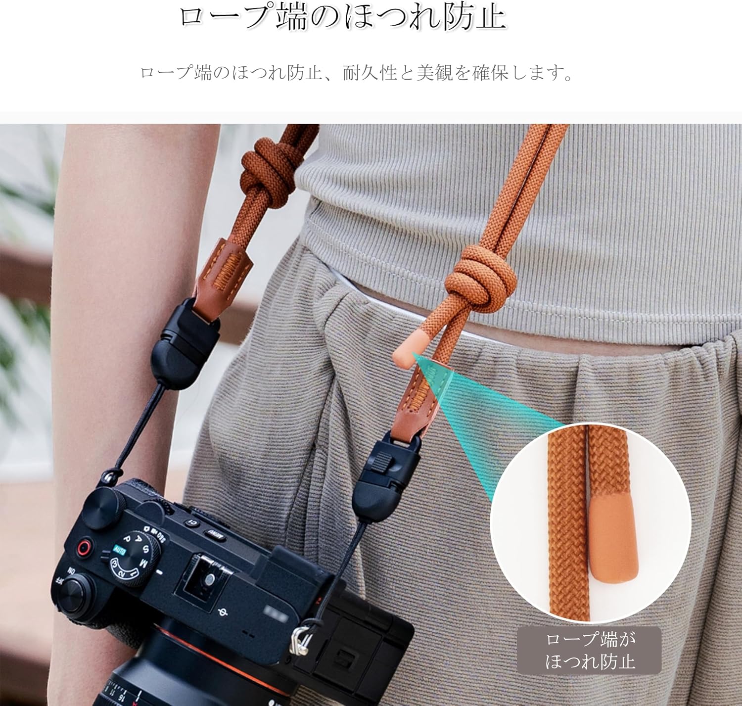 JJC Camera Strap PU Leather Camera Neck Strap Stylish Cute for Women Canon EOS R50V R50 R10 R100 Fujifilm X100VI X-T30 II Sony ZV-E10 Nikon Nikkor Z fc SLR Mirrorless Compact Camera Comfort