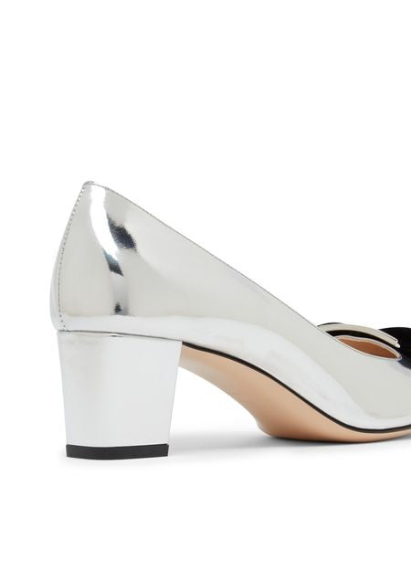 TOM FORD ミラーカーフレザー ベルベット パンプス - Image 7