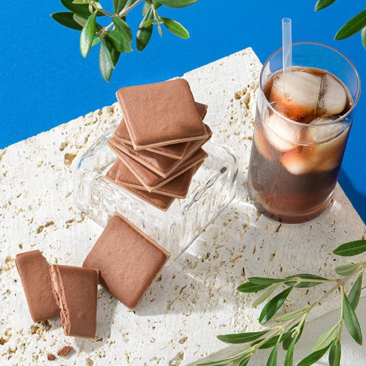 Konditorei Kobe Langdosha Milk Chocolate Cookies, 9-Piece Set, Popular, Pre-order, Individually Wrapped, Souvenir, Gift, Present, Sweets [Delicate sweetness of bittersweet cocoa dough and milk