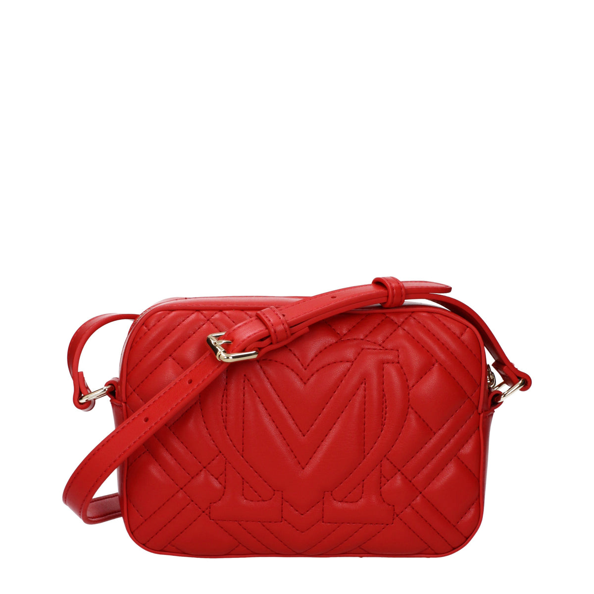 Moschino モスキーノのショルダーバッグが大好きな女性ポリウレタンレッド - Image 7