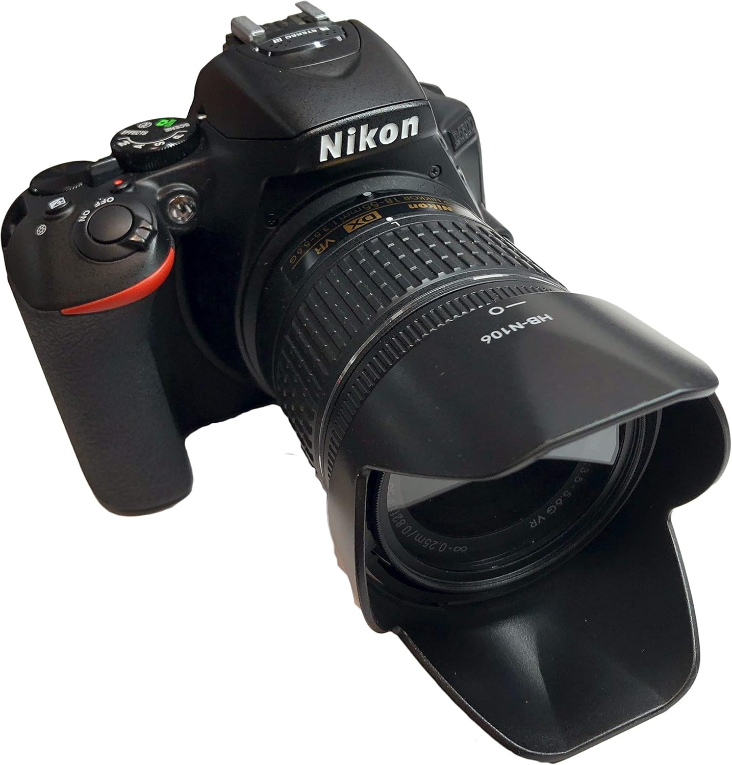 Nikon D3400 D3500 D5300 D5600 Double Zoom Kit for Nikon Lens Hood [ HB-N106 ] [ HB-77 ] SLR Camera