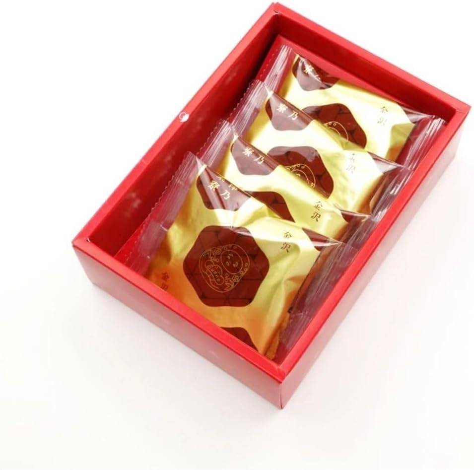 Ishikawa Mika Kaga Bar Tea and Japanese San-Bon Chocolate Tarts, 4 Pieces, Ishikawa Kanazawa Souvenir, Sweets, Gift (Set of 4)