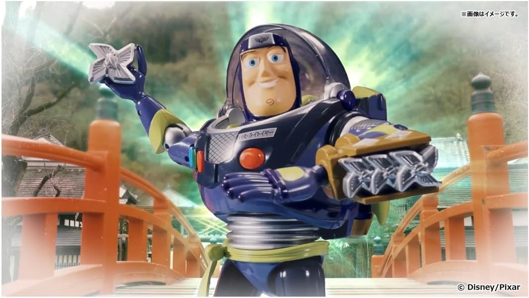 TAKARA TOMY Toy Story 30th Anniversary, Real Size Talking Figure, Buzz Lightyear, NINJA Version