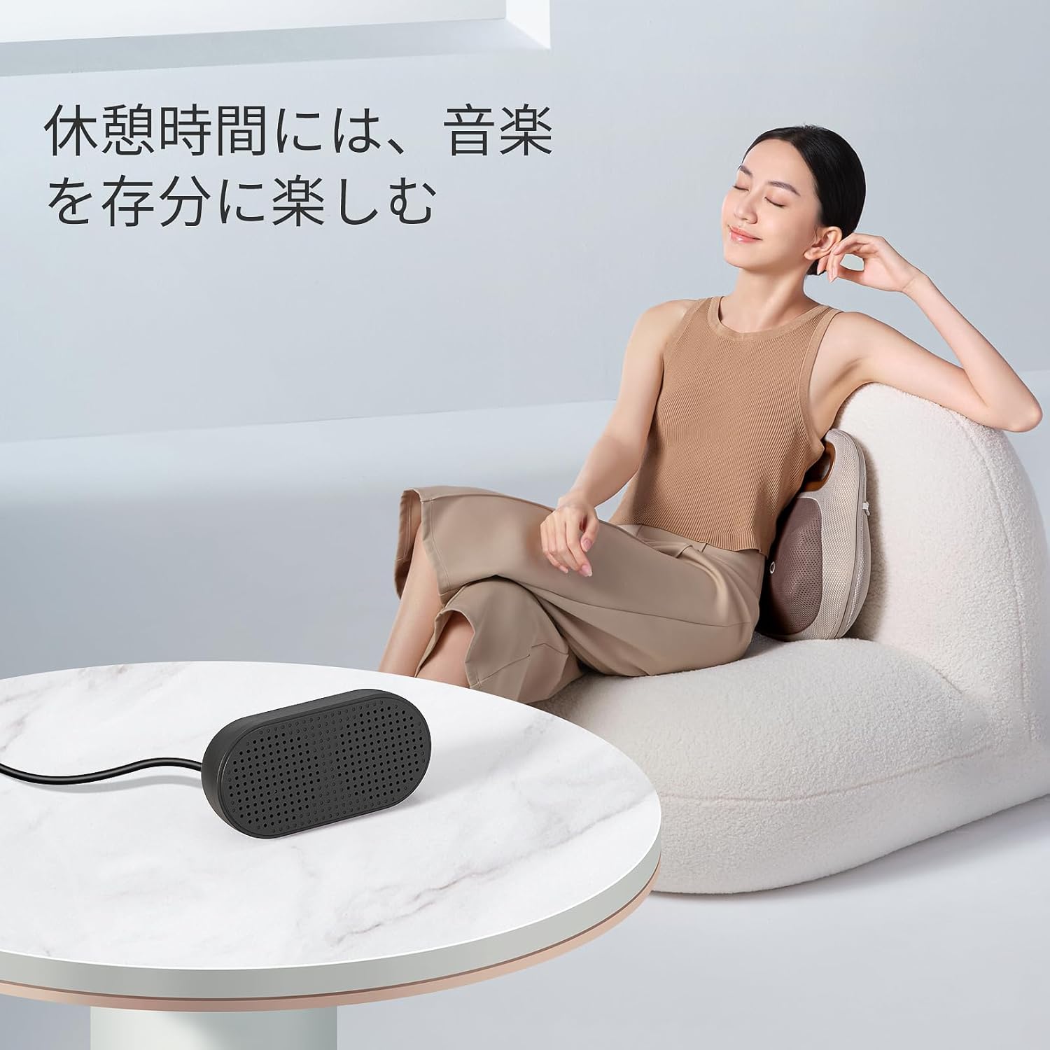 HM5002 Speaker, Small Loudness, USB Connection, Space Saving Design, Black