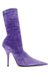 Balenciaga Black Leather Cagole Ankle Boots - Image 7