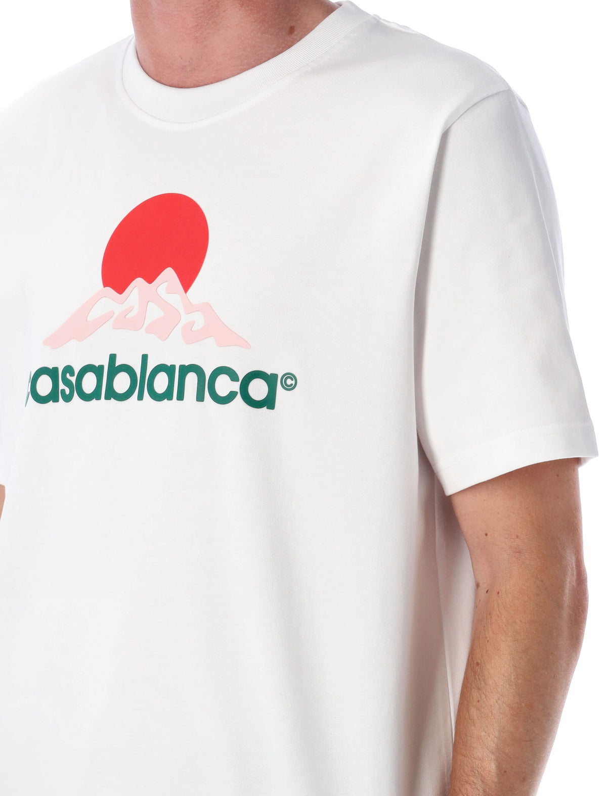 Casablanca カサブランカTシャツとポロスホワイト - Image 7