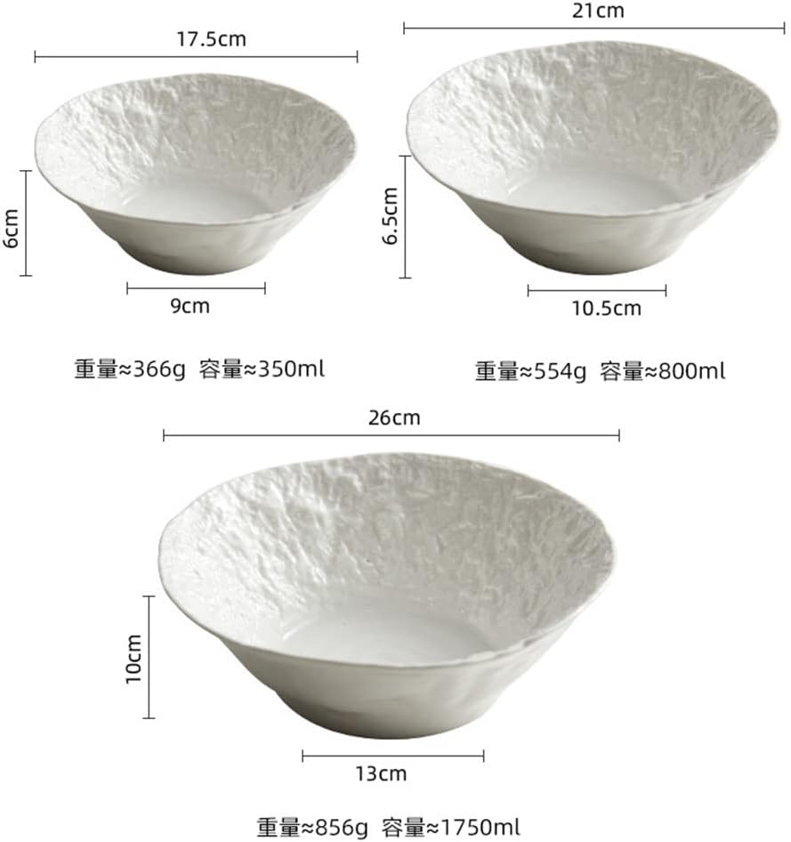 FADZECO Ramen Dong Bowl Bowl Salad Plate Rice Bowl Soup Bowl Miso Soup Bowl Instant Ramen Soup Bowl Ramen Bowl Stylish Scandinavian Large Ramen Bowl Heat Resistant Microwave Dishwasher Safe Udon