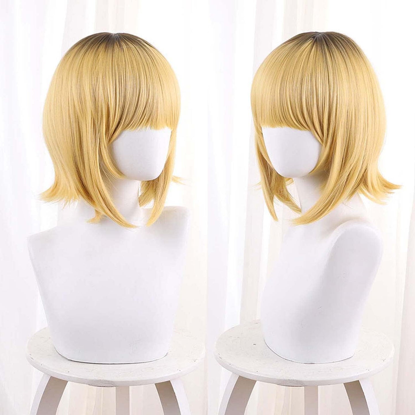 LVMEY Presentation Child Cosplay Wig, For Disguise, Heat Resistant Wig, Cosplay Accessory, Wig Net Included, Comic Cave Events, Cultural Festivals, Festivals, School Festivals