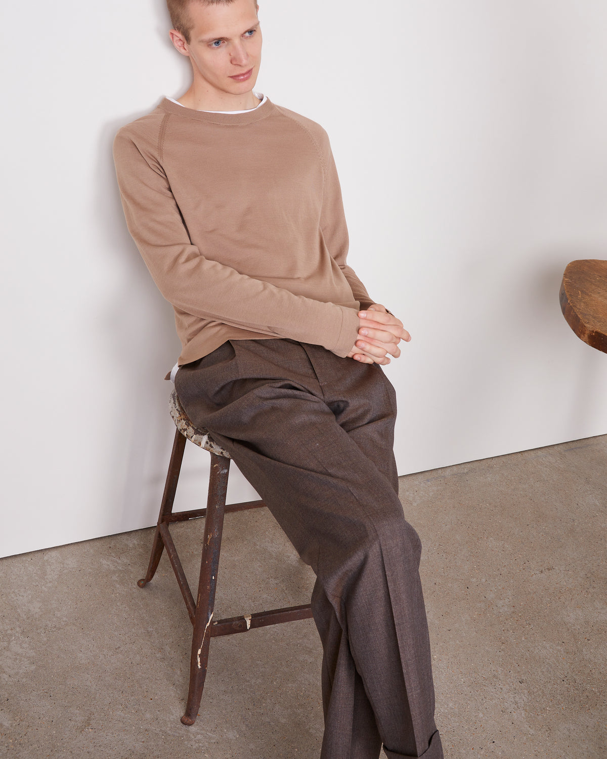 Off Officine Generale Sweaters Beige - Image 7