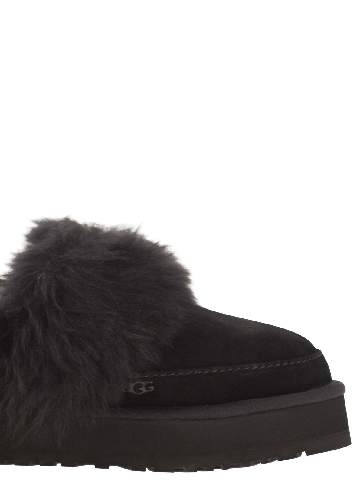 Ugg Ugg ディスケット シャレー スリッパ ファーとプラットフォーム付き - Image 7