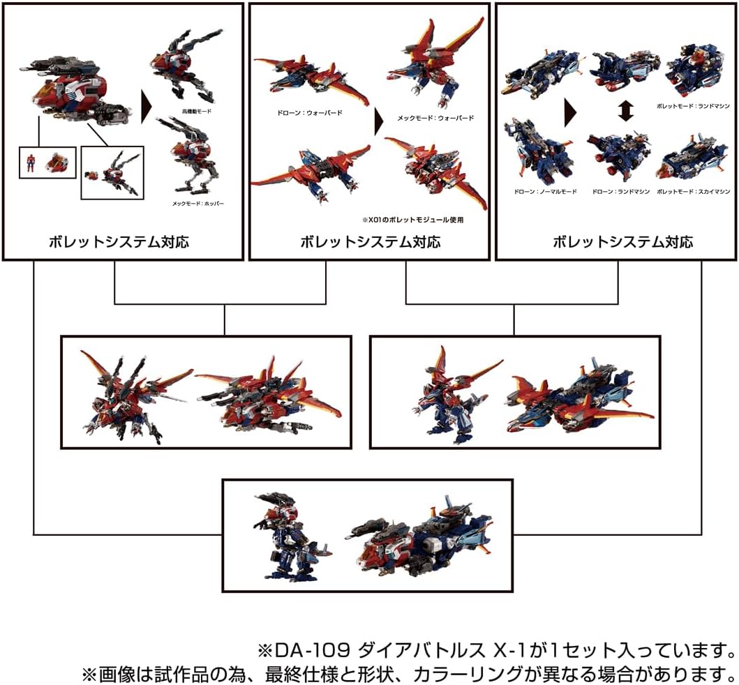 T-SPARK Diaclone DA-109 Dia Battles X-1 Action Figure