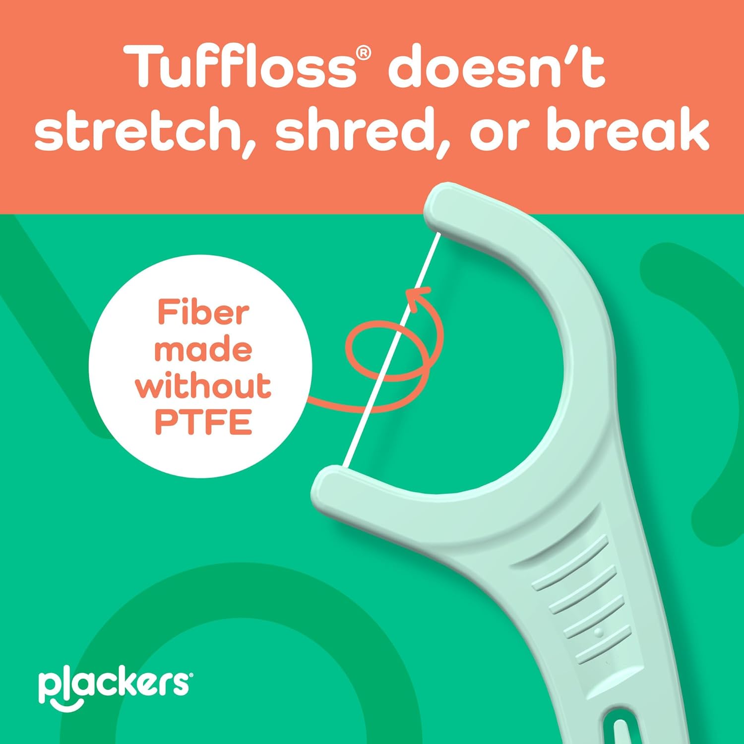 Plackers Micro Line - Aplicadores de hilo dental, palillo plegable FlipPick, Tuffloss, fácil almacenamiento con sello seguro, sabor a menta fresca, 300 unidades