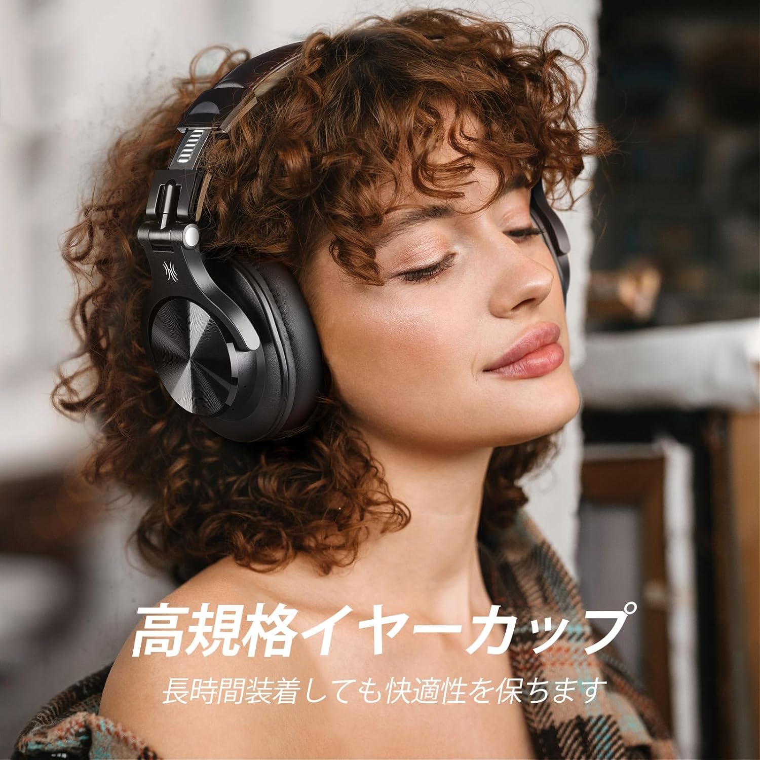OneOdio A70 Bluetooth Headphones, Over-Ear, Wireless Headphones, Up to 72 Hours of Playtime, Includes Mic, Wireless, Dual-Use, Monitor, DJ Headphones, Detachable Cable, Studio Recording, Musical