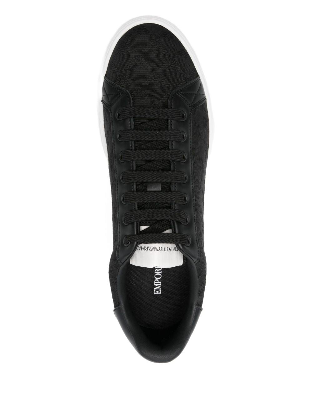 Emporio Emporio Armani Exclusive Allover Logo Sneakers - Image 7