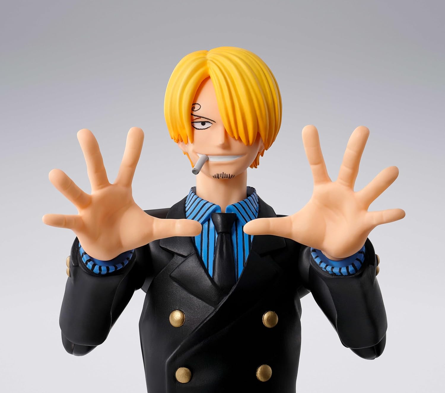 Tamashi Nations S.H. Figuarts One Piece Sanji Dawn of Adventure, Approx. 6.1 inches (155 mm), PVC & ABS Pre-painted Action Figure