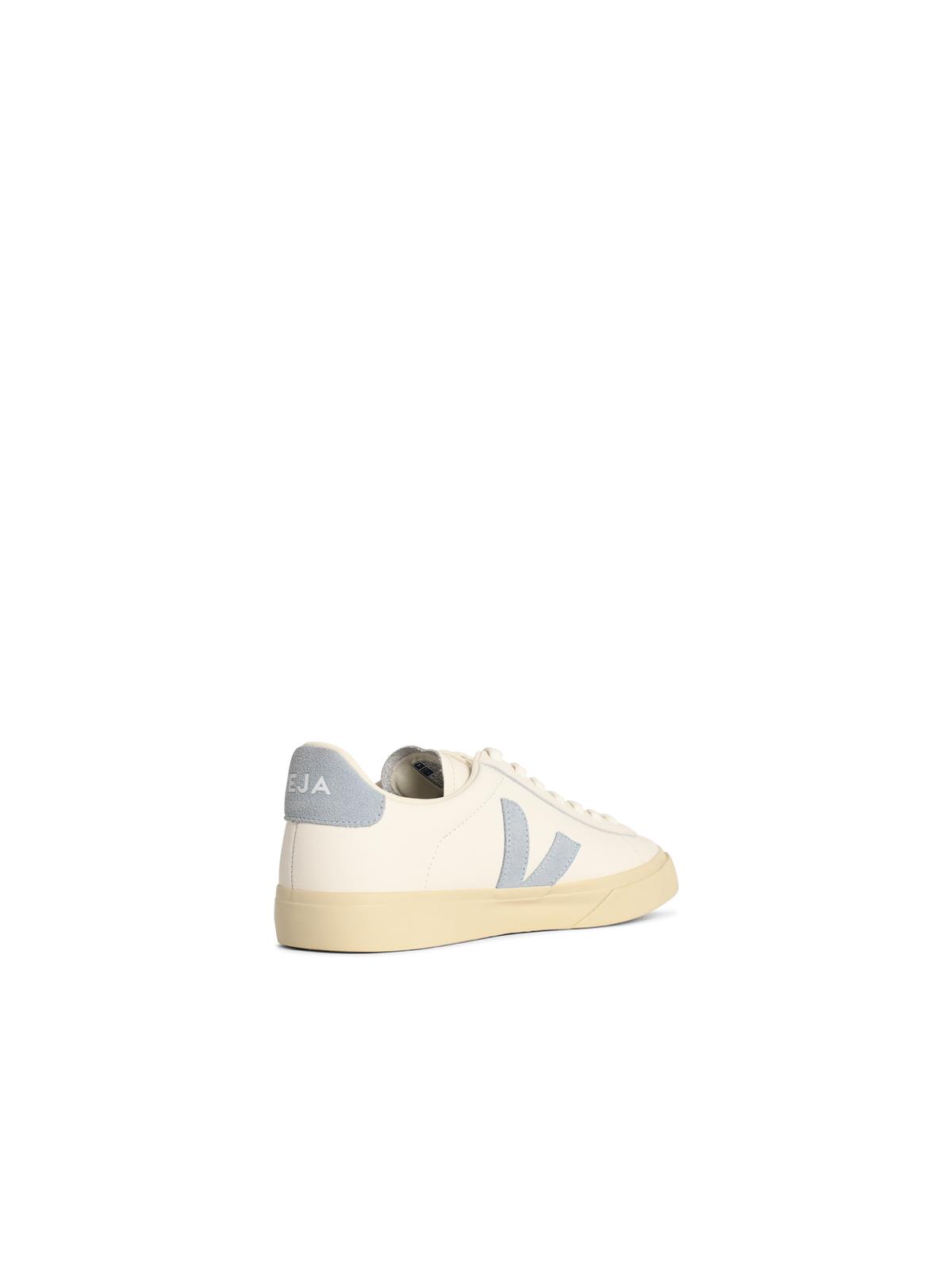 Veja Veja 'Campo' White And Light Blue Lear Sneakers - Image 7