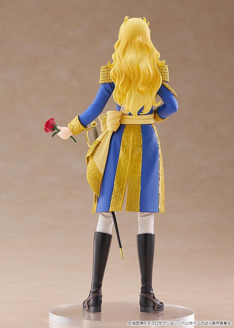 Good Smile Company "Roses of Versailles" Movie Anime POP UP PARADE, Oscar Francois de Giargé, Plastic, Painted and Assembled Product, Non-scale, Exclusive Base Included, Total Height Approx. 7.5