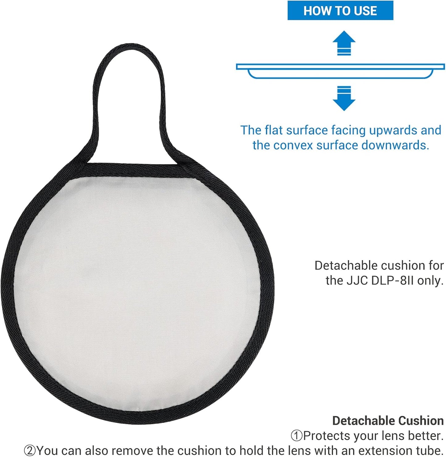 JJC DLP Series Lens Pouch Case Bag, Black, Compatibility