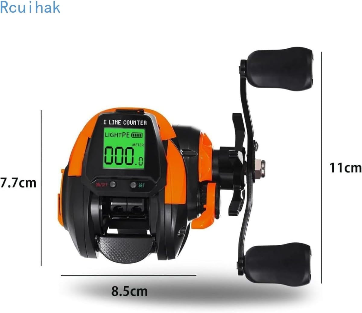 Electric Reel, Spinning Reel, Fly Reel, USB Rechargeable, Smooth Winding, Maximum Drag Force, 22.0 lbs (10 kg), Gear Ratio 7.2:1, Lightweight, Strong Drag Force, For Far-Toasting, Ice Fishing