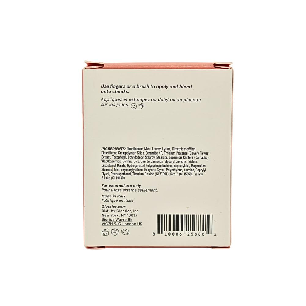 Glossier Cloud Paint - Rubor de felpa – Puff – Rosa claro suave mate rubor difuminador edificable