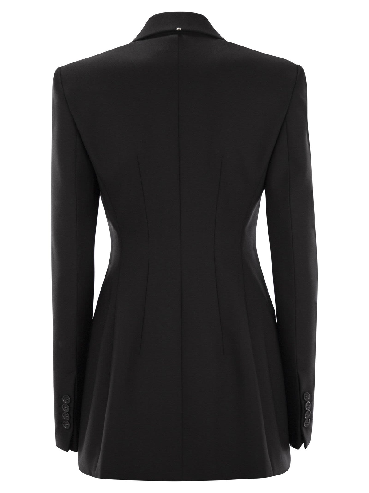 Sportmax SportMaxストレッチウールフィットブレザー - Image 7