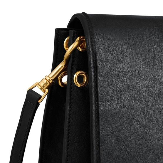 CELINE Soft Triomphe besace in supple shiny lambskin - Image 7