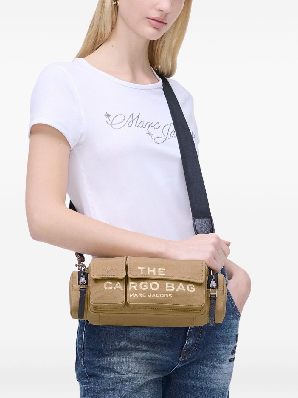 Marc マークジェイコブスカーゴバッグコットンショルダーバッグ - Image 7