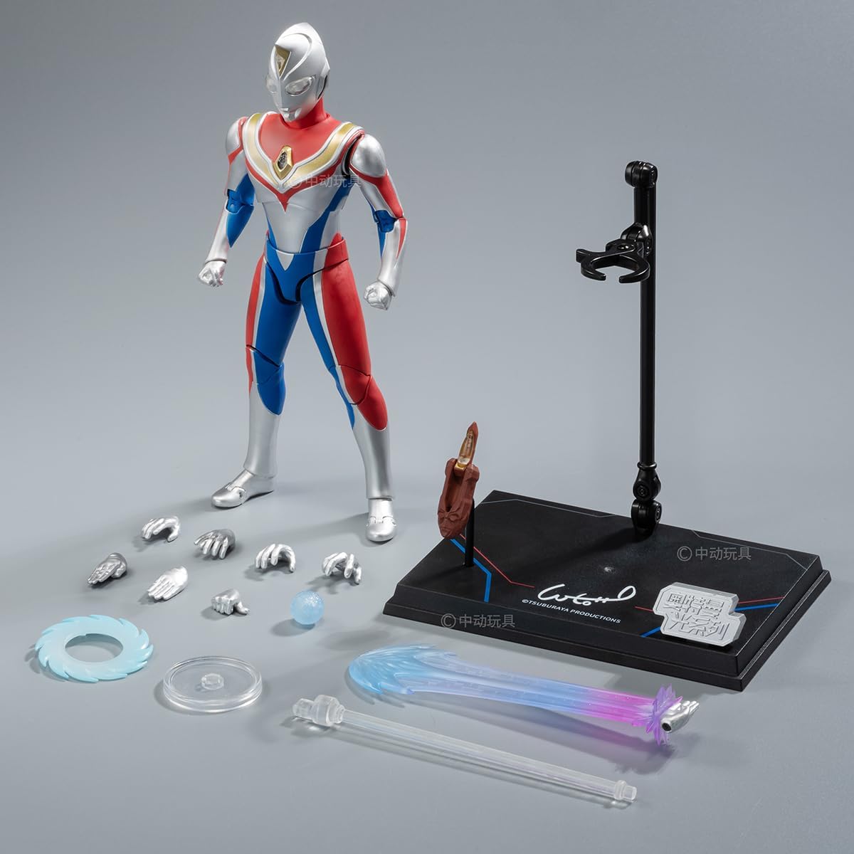 HiPlay 1/10 Ultraman Dyna UL-A02 Luminous Version, Action Figure, Painted Finished Product