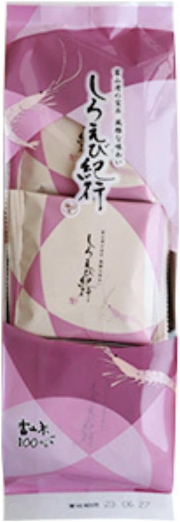 Toyama Specialty Product, Shirobiyuki Hidesuya Confectionery Sasaraya White Shrimp Souvenir Gift, Hokuriku Specialty Packaging (2 Sheets x 11 Bags)
