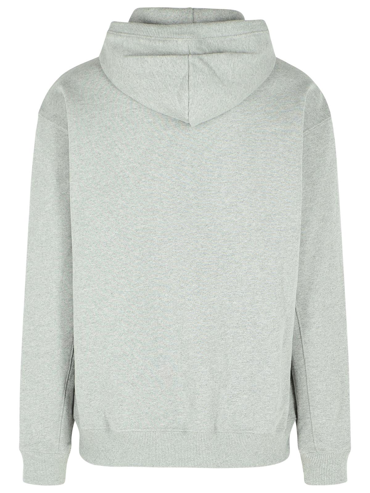 Designer Brand ニューバランスグレーコットンスウェットシャツ - Image 7