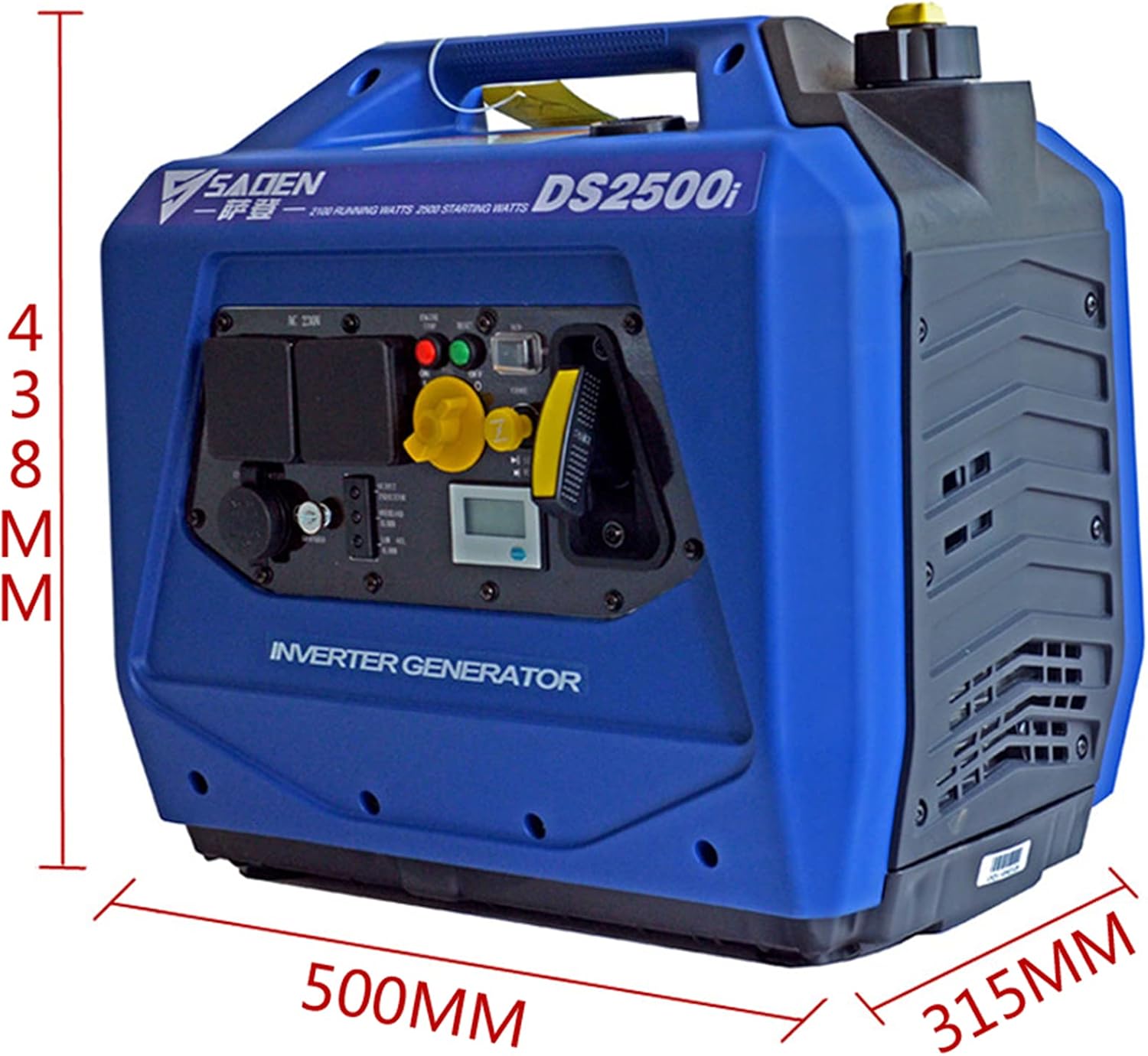 2500W Motor Power Silent Portable Car Household Electric Engine Gas Gasoline Digital Inverter Gasoline Generator