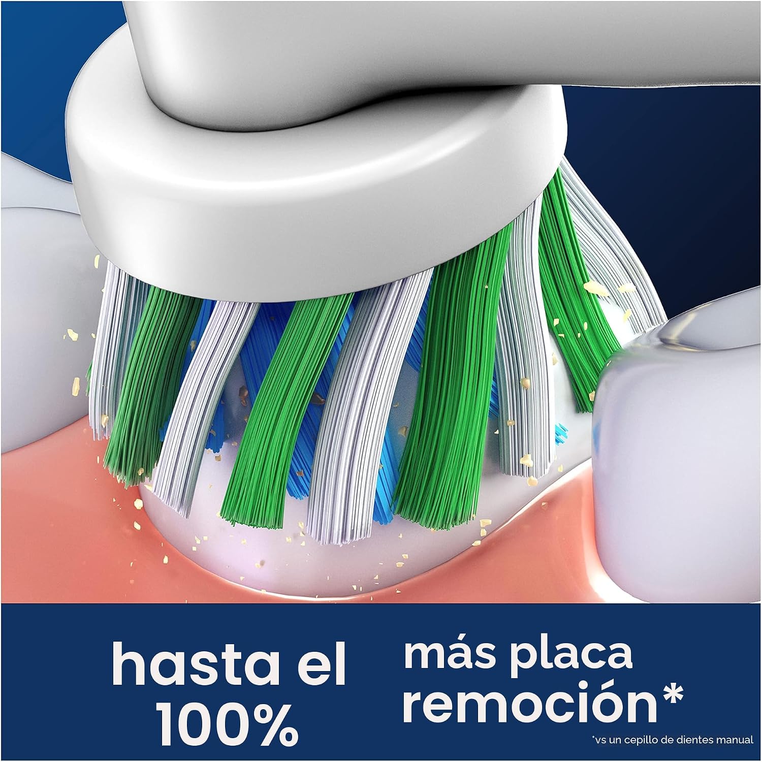 Oral B Cross Action Recambio de cabezales de cepillo de dientes eléctrico, 4 unidades