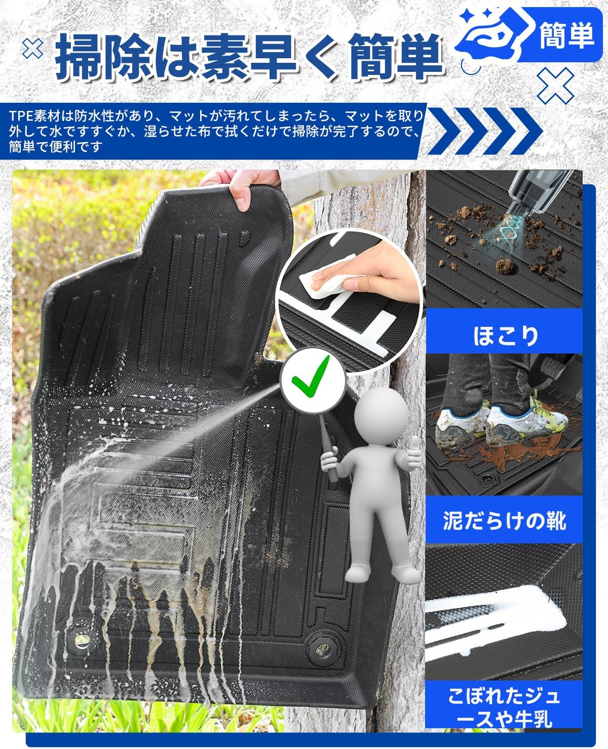 Toyota New Prius 60 Series Floor Mat, 3D Dimensional, 60 Series Prius, Floor Mat, Toyota PRIUS 60 Car Mat Front Seat & 2nd Row Vehicle Specific Design, January 2023 (Riwa 5), Custom Parts, Genuine