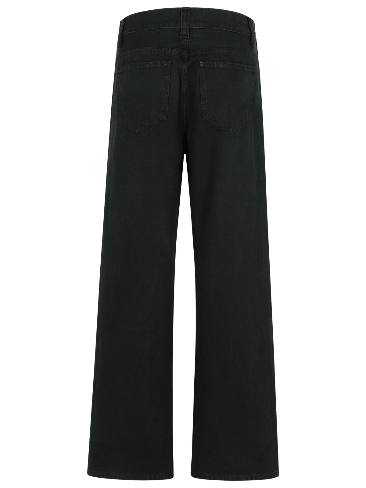 Khaite Khaite 'Bonnie' Black Cotton Jeans - Image 7