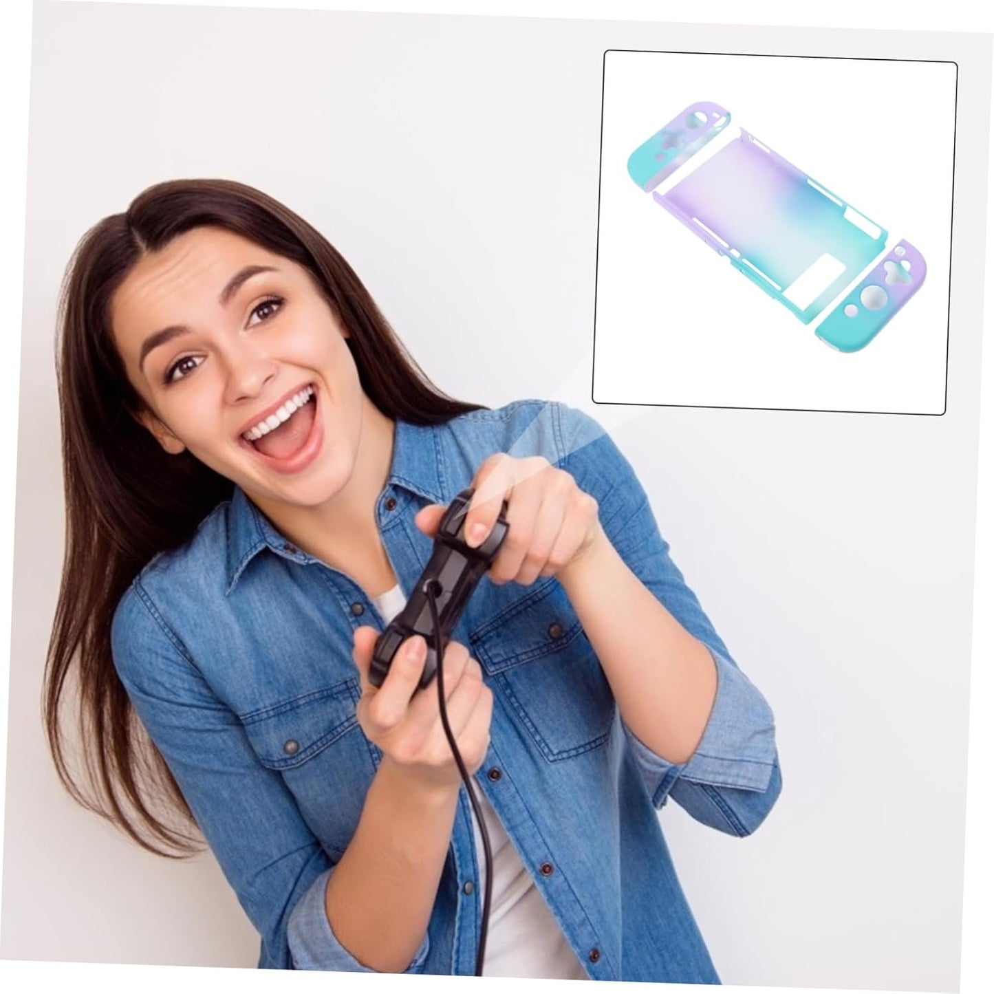 Ipetboom Switch Case Switch Case Switchlite Case Game Stand Game Console Protector Game Console Case Plastic Game Console Cover PC Green