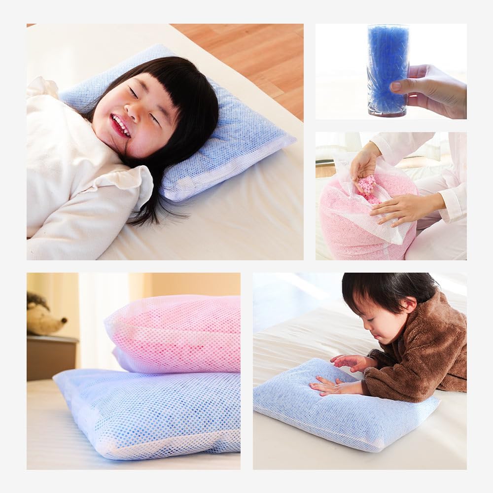 Pipe Pillow, Made in Japan, [Over 110,000 Pieces] Pipe Use, Washable, Pipe Pillow, Soft, Approx. 11.0 x 15.4 inches (28 x 39 cm), Junior Size, Blue, Soft Pipe, Scratch Resistant, Virgin Pipe, Made in