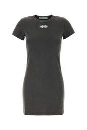 T By Alexander Wang Tによるアレクサンダーワンホワイトストレッチビスコースブレンドミニスカート - Image 7