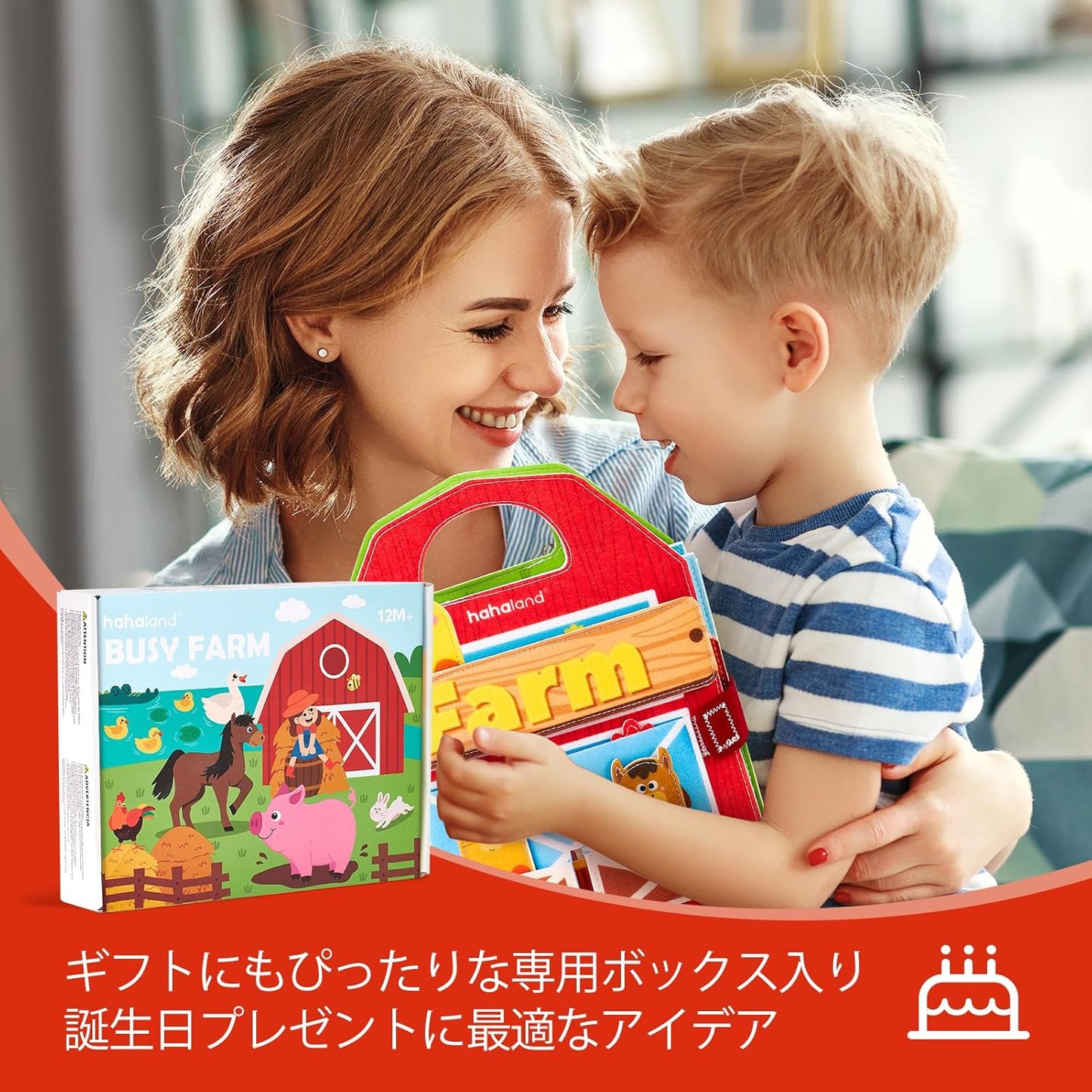 Montessori Book 1 Year Old - Activity Busy Board Interactive Book Montessori Toy Educational Toy Popular 1 2 3 4 Year Old Kids Girls Boys Children's Day Birthday Gift