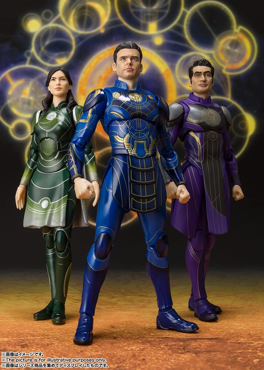 BANDAI SPIRITS S.H. Figuarts Marvel Eternals Kingo, Approx. 5.9 inches (150 mm), PVC & ABS, Pre-painted Action Figure