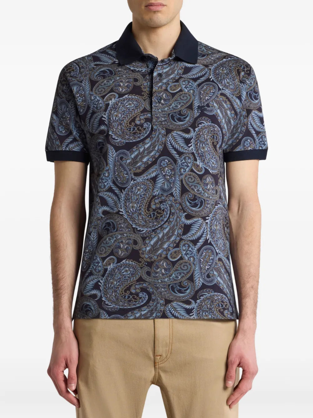 Etro Etro Paisley Print Polo - Image 7