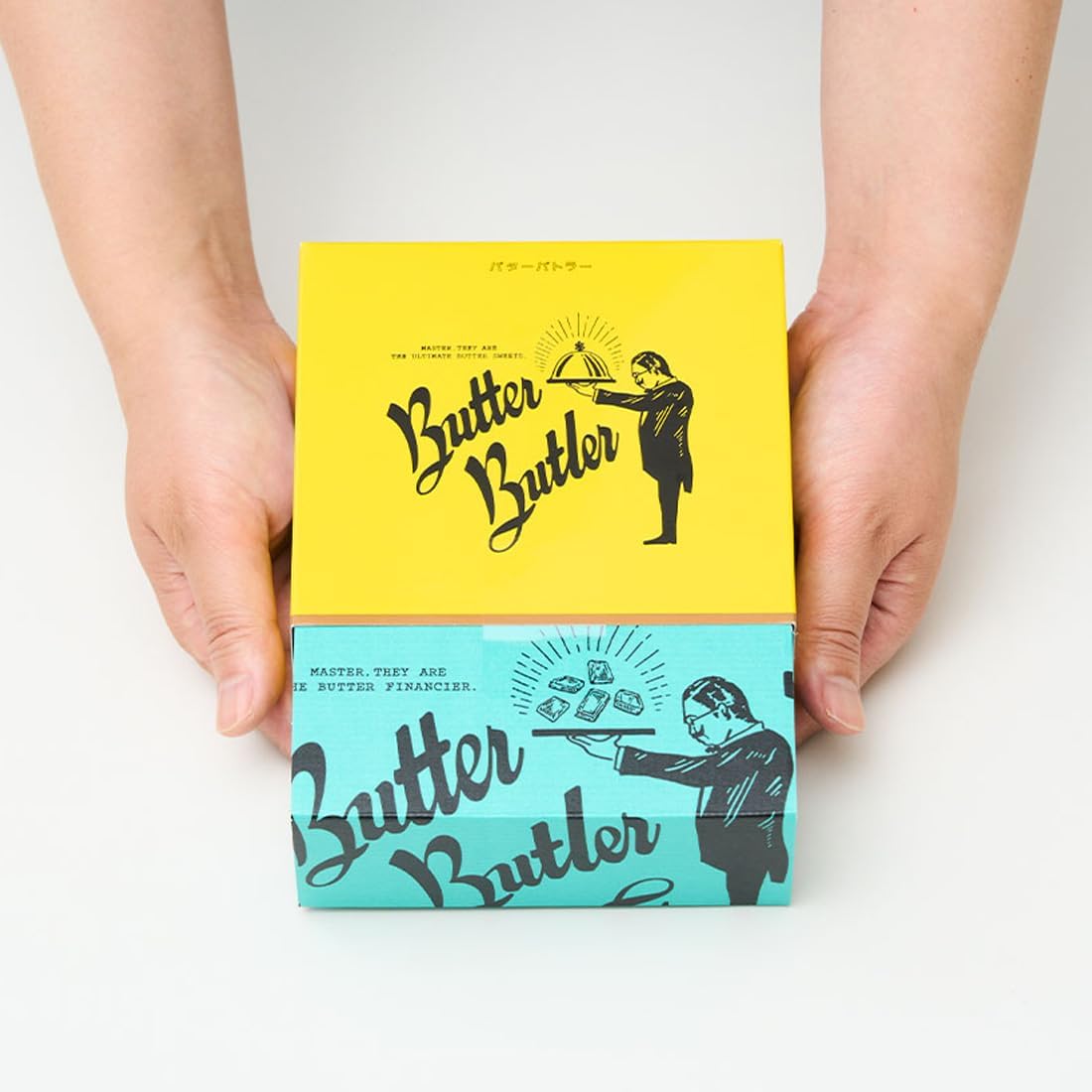Butter Butler Butter Finanche Popular Sweets Gift, Tokyo Souvenir, Individually Wrapped, Present, Return Gift, Home Celebration, Baked Sweets, Retirement (Set of 4 (Includes Handle)