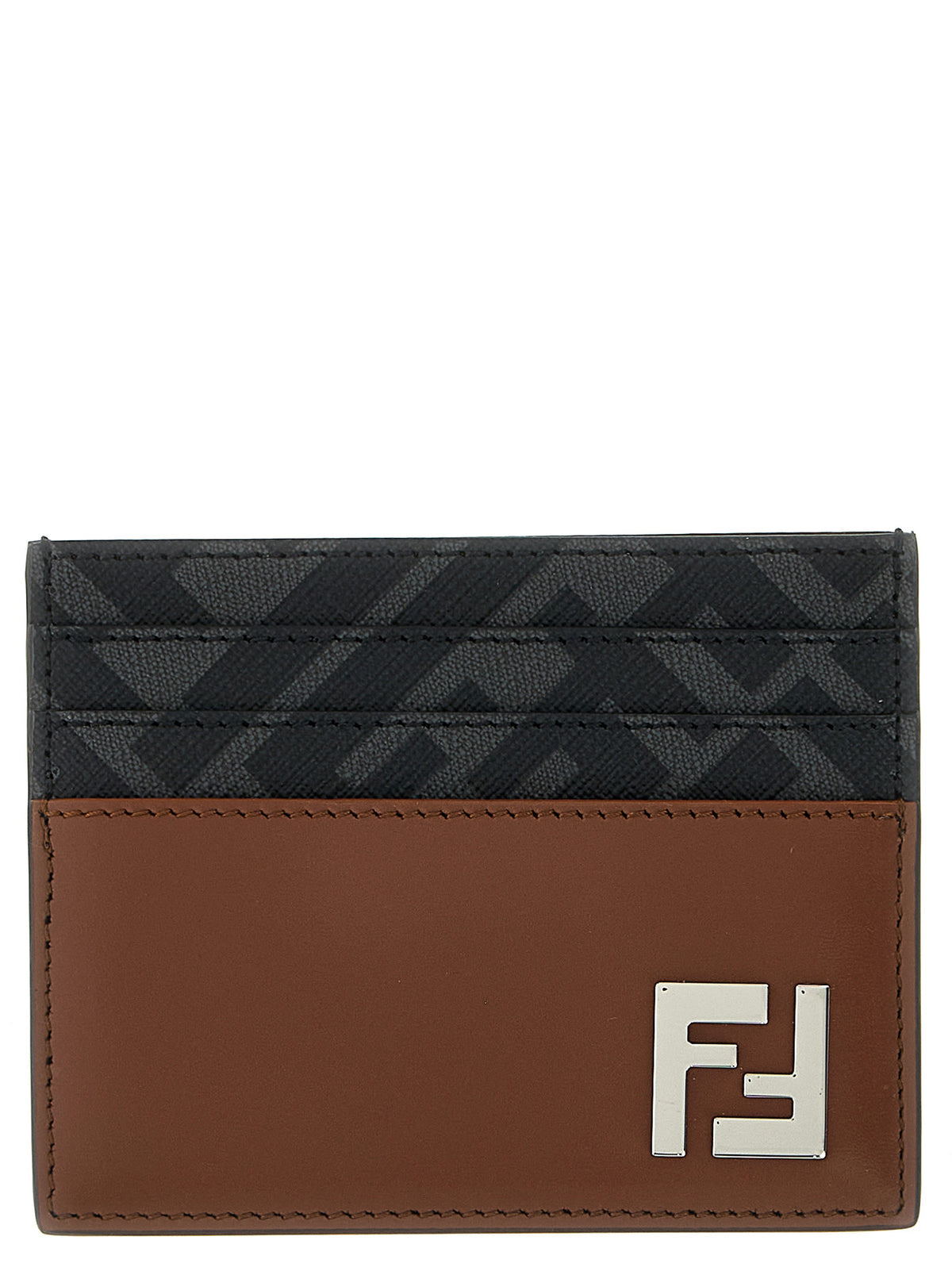 Fendi Fendi 'Squared FF'カードホルダー - Image 7