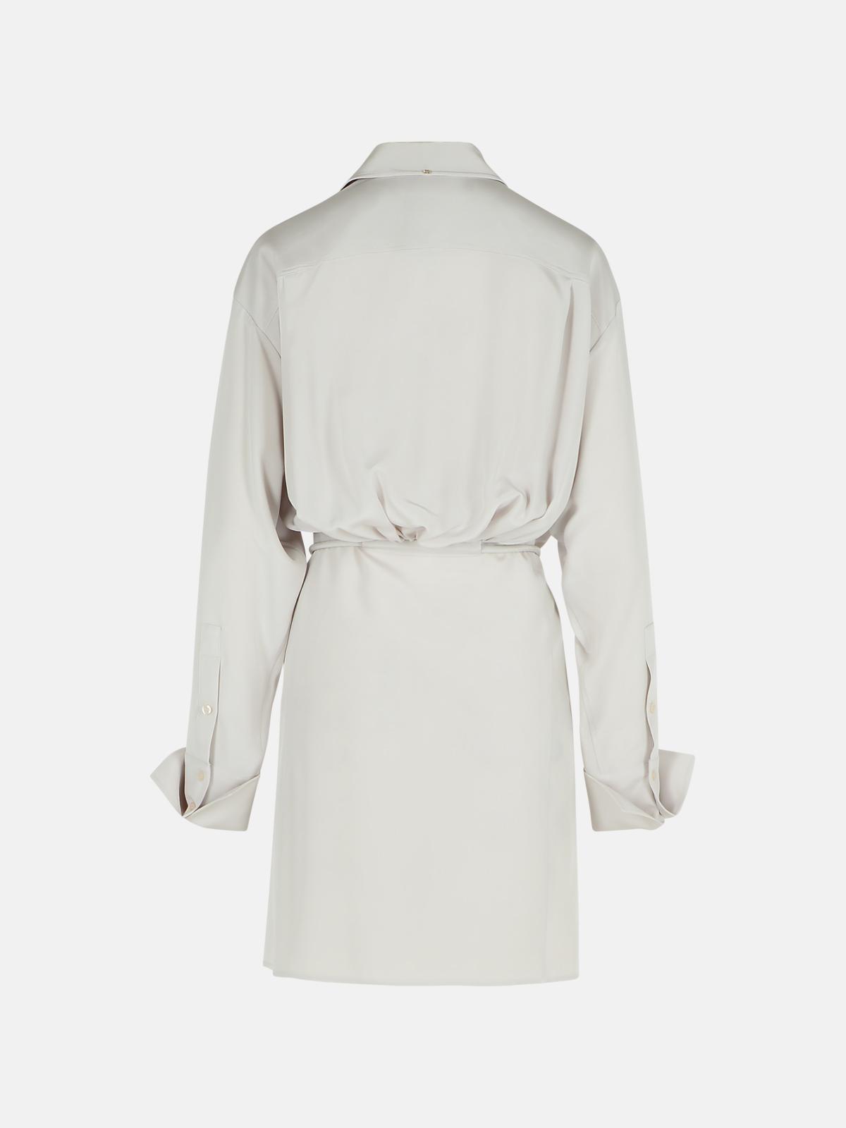 Sportmax Sportmax 'Eolie'灰色のシルクドレス - Image 6