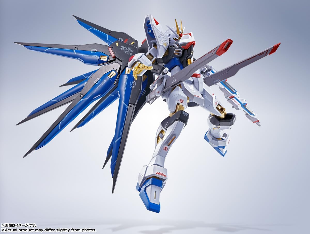 TAMASHII NATIONS METAL ROBOT Spirits, Mobile Suit Gundam SEED DESTINY Strike Freedom Gundam [Re:Coordinate] Approx. 5.5 inches (140 mm), PVC & ABS & Die Cast Pre-painted Action Figure