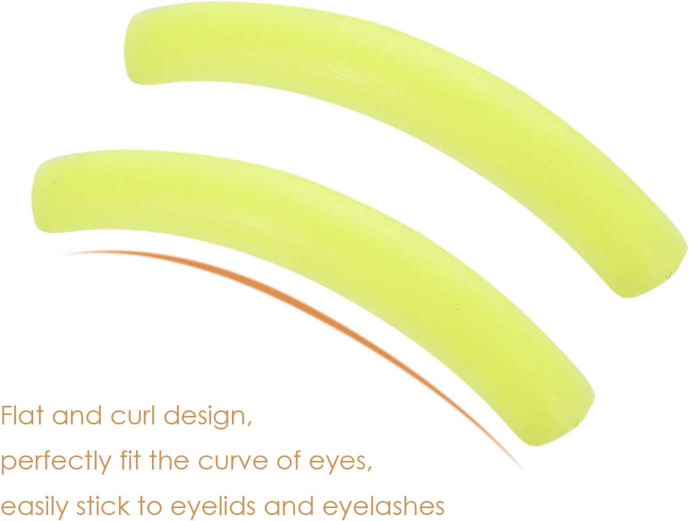 Pesine Eyelash Extensions Eyelash Curling Patches Silicone Pads 12 Pairs Perm Pads Eyelashes 3D Silicone Soft Comfortable Thick Long Eyelashes Safe Non-toxic Reusable