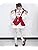 YZZYQQ S-5XL Women's Costume Sexy Little Devil Maid Outfit Cosplay Halloween Cute Maid Clothes