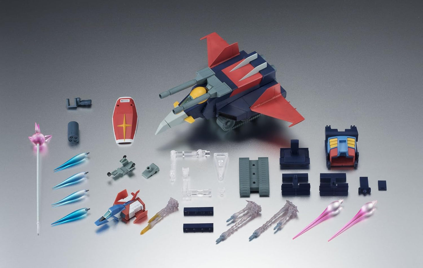 THE ROBOT SPIRITS Mobile Suit Gundam Side MS G - Fighter Ver.A.N.I.M.E. Approx. 6.7 inches (170 mm), ABS & PVC, Painted Articulated Figurine