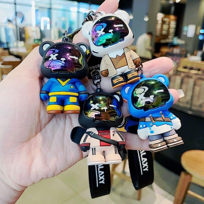[AIXAUN] Trendy Cool Lightning Keychain Unique Bag Strap Women's Delicate Keychain Cartoon Men's Car Keychain (Type 1)